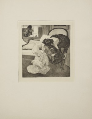 Franz von BAYROS - ps. Choisy LE CONIN , Przyciąganie, 1912