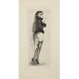 Max BRÜNING (1887-1968), Frivolní vdova [Frivole Witwe], 20. léta 20. století.