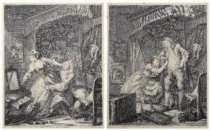 William HOGARTH (1697-1764), Para rycin: Przed / Po [Before, After], 1736