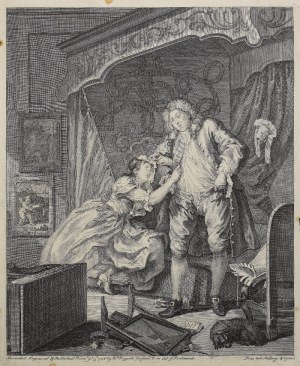 William HOGARTH (1697-1764), Para rycin: Przed / Po [Before, After], 1736