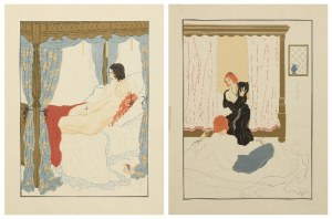 Lucian ZABEL (1893-1936), Dwie sceny z „Dekameronu”, 1924