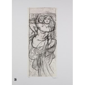 Alphonse MUCHA (1860-1939), Nudo di donna [Nude for Documents ...
