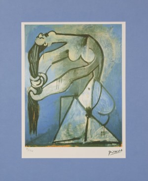 Pablo PICASSO (1881-1973), Nude Wringing Her Hair [Naga kobieta wykręcająca włosy], 1952 / 1995