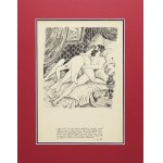 Szymon KOBYLIŃSKI (1927-2002), Scena erotyczna - projekt ilustracji do książki „Pamiętnik Krystyny