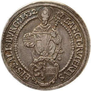 Salzburg Taler 1632 NGC AU 55