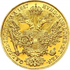 Rakúsko Dukát 1857 A