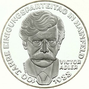 Austria 500 Schilling 1988 100th Anniversary - Victor Adler and Christian Socialist Party