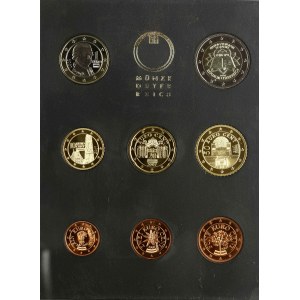 Österreich 1 Euro Cent - 2 Euro 2007 SET Proof Lot von 8 Münzen