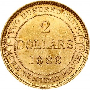 Canada Newfoundland 2 Dollars 1888