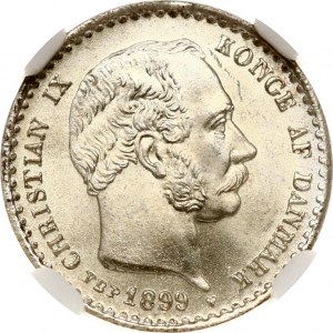 Denmark 10 Ore 1899 VBP NGC MS 65