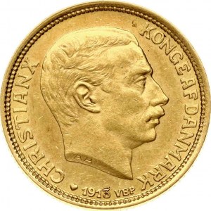 Denmark 10 Kroner 1913 VBP