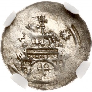Germany Strasbourg Pfennig ND Paschal Lamb NGC 62