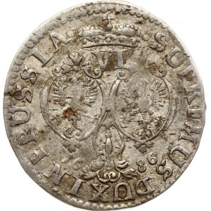 Germany Brandenburg-Prussia 6 Groschen 1686 BA