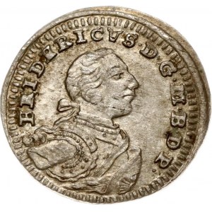 Germany Brandenburg-Bayreuth 1 Kreuzer 1752 CLR