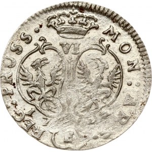 Germany Prussia 6 Groscher 1752 E S