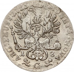 Německo Prusko 18 Groscher 1753 G