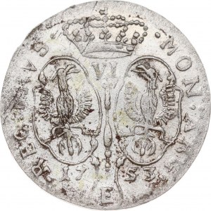 Germany Prussia 6 Groscher 1753 E