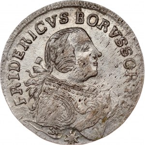 Germany Prussia 6 Groscher 1754 E