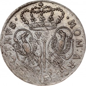 Germany Prussia 6 Groscher 1754 E
