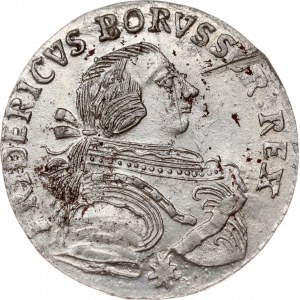 Germany Prussia 6 Groscher 1755 E
