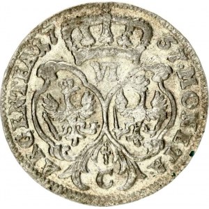 Prussia 6 Groscher 1757 C