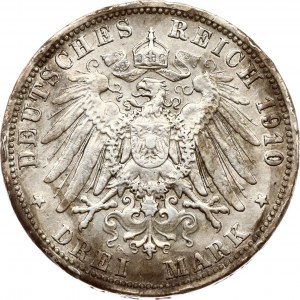 Germany Prussia 3 Mark 1910 A