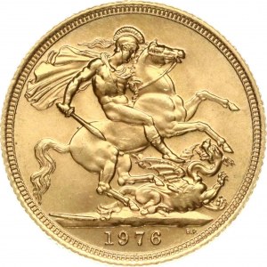 Grande-Bretagne 1 Souverain 1976