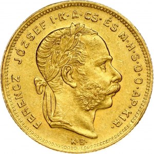 Hungary 20 Francs - 8 Forint 1874 KB
