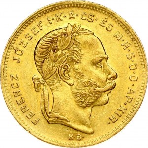 Hungary 20 Francs - 8 Forint 1875 KB