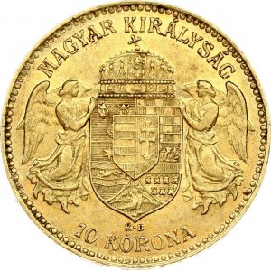 Ungheria 10 Korona 1910 KB