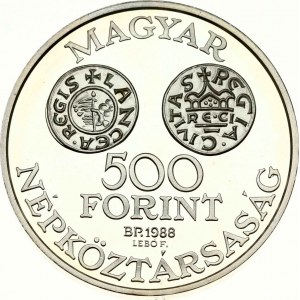 Hungary 500 Forint 1988 BP St Stephen