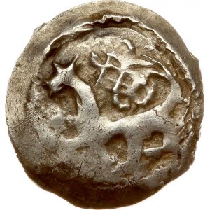 Lithuania 1/2 Grosz ND ( 1394) Vilnius Lion to left (RRR)