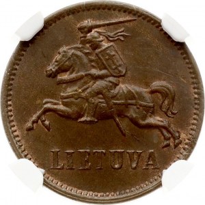 Lithuania 2 Centai 1936 NGC MS 64 BN