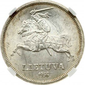 Lithuania 5 Litai 1936 Jonas Basanavičius NGC MS 63