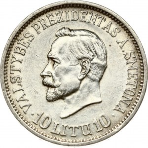 Lithuania 10 Litu 1938 Smetona
