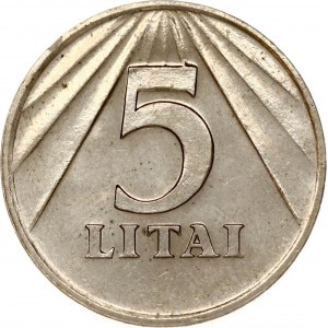 Lithuania 5 Litai 1991