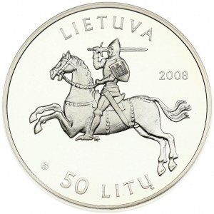 Lithuania 50 Litų 2008 Kaunas Castle PCGS PR 69 DCAM