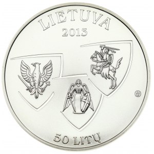 Lithuania 50 Litų 2013 150th Anniversary of Uprising PCGS PR 70 DCAM MAX GRADE