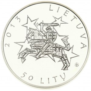 Lithuania 50 Litų 2013 Presidency of the European Union Council PCGS PR 69 DCAM MAX GRADE