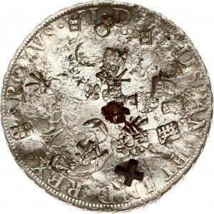 Mexico 8 Reales 1765 MF Chopmarked