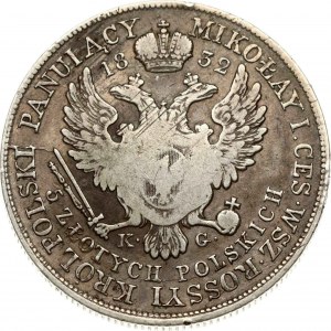Poland 5 Zlotych 1832 KG (R)