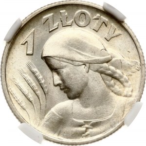 1 Zloty 1925 London NGC MS 62