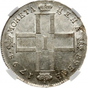 Rublo russo 1798 СМ-МБ NGC MS 61
