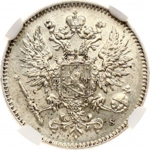 Russia For Finland 50 Pennia 1916 S NGC MS 63