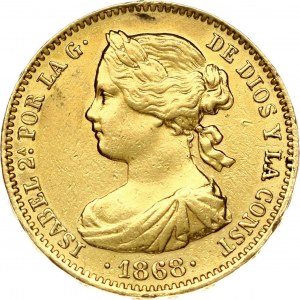 Španielsko 10 Escudos 1868