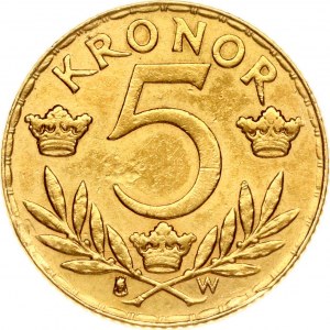 Sweden 5 Kronor 1920 W