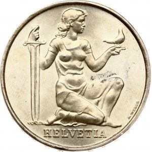 Switzerland 5 Francs 1936 B War bond
