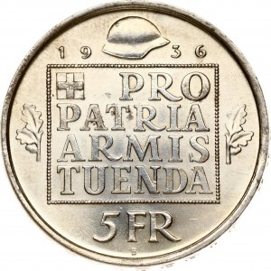 Switzerland 5 Francs 1936 B War bond