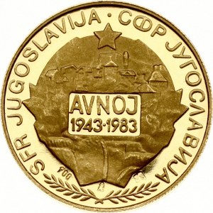 Yugoslavia Medal 1983 40th Anniversary of second AVNOJ meeting in Jajce