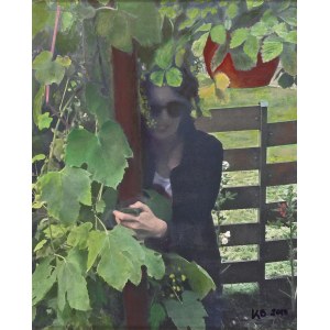 Krystyna Bochenek, A Friend in the Garden, 2019